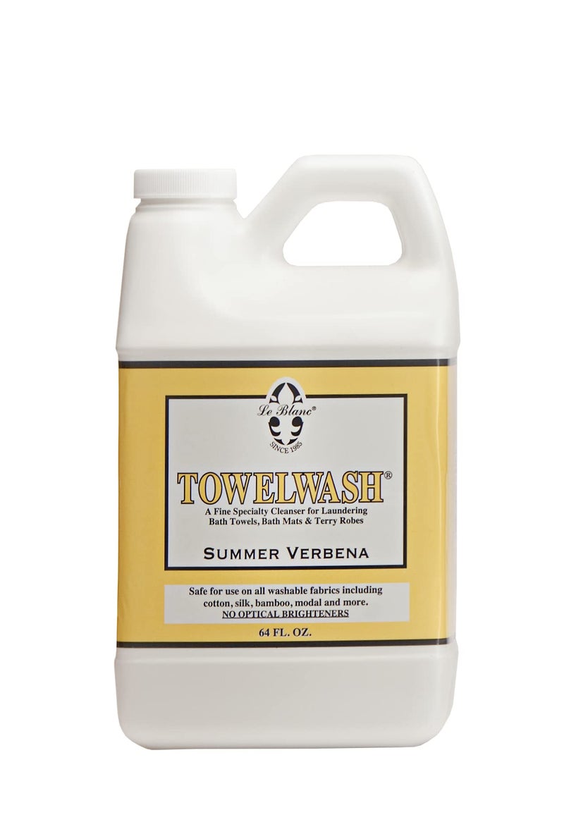 Le BlancÂ® Summer Verbena TowelwashÂ® â€“ Luxury Laundry Cleanser for Bath Linens - 64 OZ. (1 Pack)